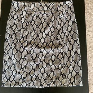 Michael Kors Snake Print Skirt